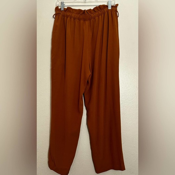 Eileen Fisher MUSK Tencel/Viscose Crepe Straight Pant Size PM $238 NWOT - Picture 4 of 7